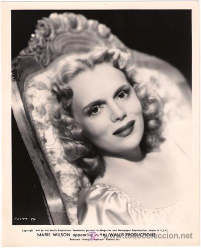 Cine: FCJ 12406D MARIE WILSON FOTO B/N ORIGINAL AMERICANA