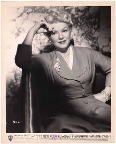 Kino: FCJ 13368D CLAIRE TREVOR STOP YOU&rsquo;RE KILLING ME FOTO B/N ORIGINAL AMERICANA