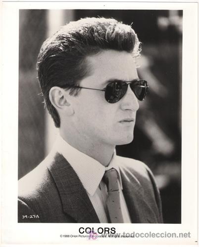Cin&eacute;ma: FCJ 3228 SEAN PENN COLORS FOTO B/N ORIGINAL AMERICANA