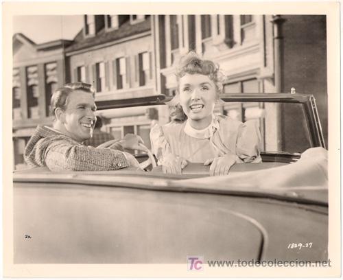 Cin&eacute;ma: FCJ 12485D DEBBIE REYNOLDS LESLIE NIELSEN TAMMY LA MUCHACHA SALVAJE FOTO B/N ORIGINAL AMERICANA