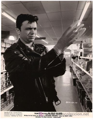Cin&eacute;ma: FCJ 3347 ROBERT BLAKE A SANGRE FRIA FOTO B/N ORIGINAL AMERICANA
