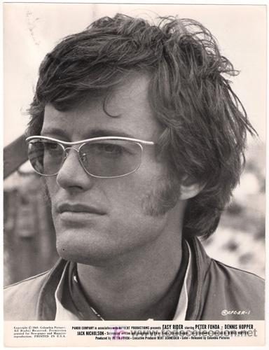 Cine: FCJ 11993D PETER FONDA EASY RIDER BUSCANDO MI DESTINO FOTO B/N ORIGINAL AMERICANA