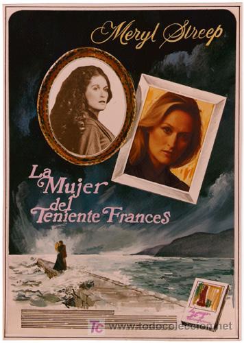Kino: FCJ 3404 LA MUJER DEL TENIENTE FRANCES MERYL STREEP JEREMY IRONS FOTO COLOR ORIGINAL ESPA&Ntilde;OLA