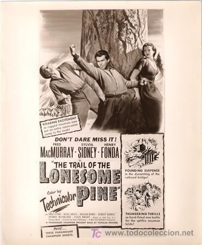 Kino: FCJ 14050D TRAIL OF THE LONESOME PINE MACMURRAY SYLVIA SIDNEY HENRY FONDA FOTO B/N ORIG AMERICANA