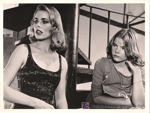 Cin&eacute;ma: FCJ 3536 MARGAUX MARIEL HEMNIGWAY LIPSTICK LAPIZ DE LABIOS FOTO B/N ORIGINAL ESPA&Ntilde;OLA