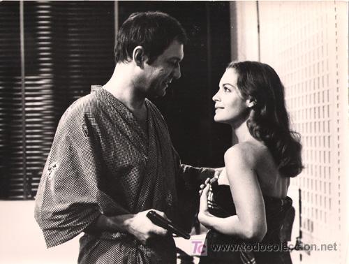 Cine: FCJ 3572 ROMY SCHNEIDER MAURICE RONET QUIEN FOTO B/N ORIGINAL ESPA&Ntilde;OLA