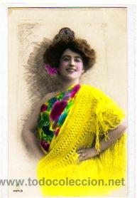 Cine: Consuelo Vello La Fornarina. Cupletista. cuple. Zarzuela.Madrid. Hija de un Guardia civil.