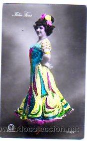 Cinema: Cupletista. cuple. Zarzuela. Julia Fons. Madrid. Folclore espa&ntilde;ol. Revista. Escirta en el reverso.