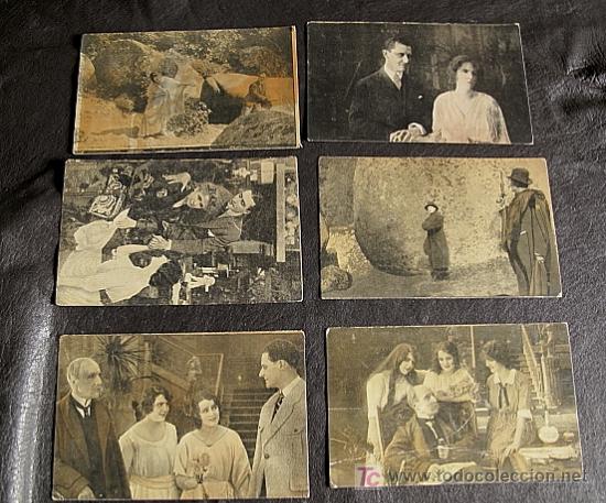 Cine: LOTE DE 6 FOTOS POSTALES. LORENA, SERIE 6. SUSANA GRANDAIS. DE CHOCOLATES AMATLLER. PP. SIGLO XX
