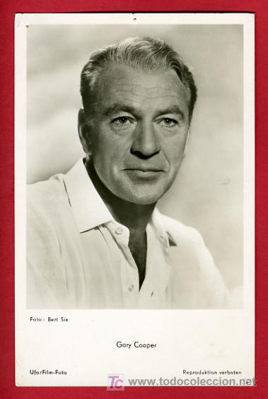 Cine: GARY COOPER  , ANTIGUA , P31247