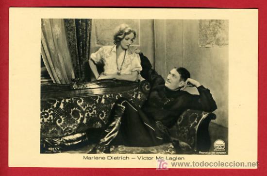 Cine: MARLENE DIETRICH Y VICTOR MC LAGLEN , ANTIGUA , P31291