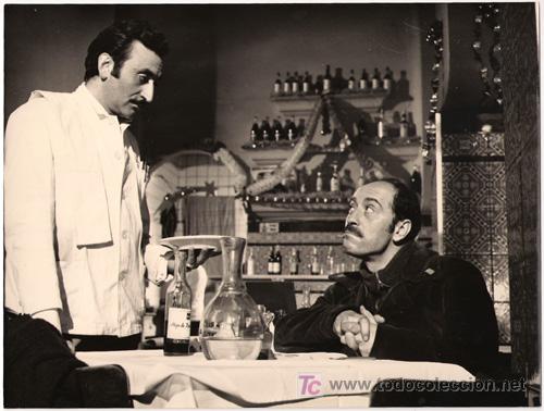 Cin&eacute;ma: F4304 JOSE LUIS LOPEZ VAZQUEZ EMILIO LAGUNA UN MILLON EN LA BASURA FOTO B/N ORIGINAL ESPA&Ntilde;OLA