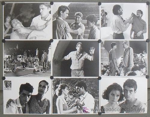 Kino: F4405 MALAVENTURA ICIAR BOLLAIN MIGUEL MOLINA GUTIERREZ ARAGON 9 FOTOS B/N ORIGINALES ESPA&Ntilde;OLAS