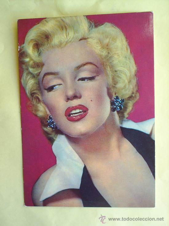 Cine: MARILYN MONROE , POSTAL DE EPOCA , VER FOTO INFORMATIVA