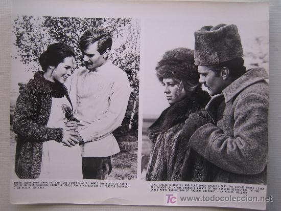 Cine: Doctor zhivago - omar sharif - julie christie- foto original del estreno