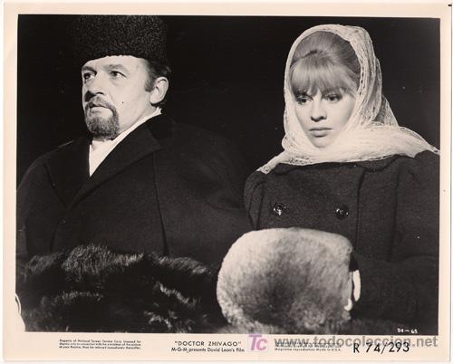 Cine: FCJ 3833 JULIE CHRISTIE ROD STEIGER DOCTOR ZHIVAGO FOTO B/N ORIGINAL AMERICANA