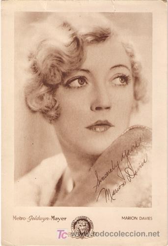 Kino: FCJ 3949d MARION DAVIES METRO GOLDWYN MAYER MGM FOTO B/N ORIGINAL ESPA&Ntilde;OLA