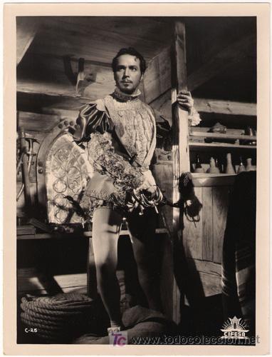 Cin&eacute;ma: FCJ 4001 ANTONIO VILAR DON JUAN CIFESA FOTO B/N ORIGINAL ESPA&Ntilde;OLA