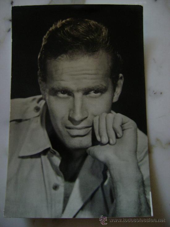 Cine: POSTAL FOTOGRAFICA.CHARLTON HESTON.43301