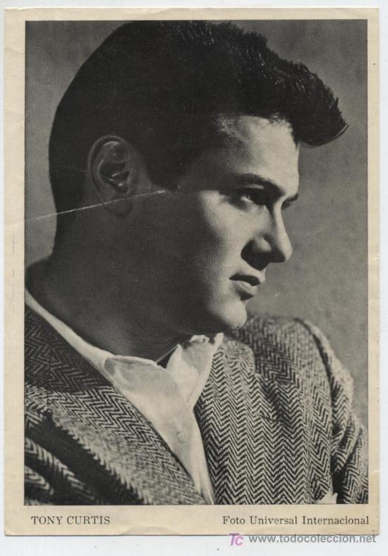 Cinema: Artistas de la Pantalla n&ordm;  45. Tony Curtis (17x12) Obsequio de Florita.