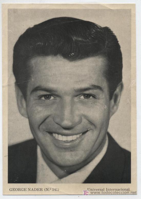 Cinema: Artistas de la Pantalla n&ordm;  141. George Nader  (17x12) Obsequio de Florita.