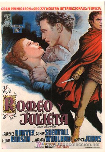 Cine: SPA235 Col. Spanish Posters ROMEO Y JULIETA 10x15 cm. POSTAL A ELEGIR 13x10&euro; - 50x30&euro;