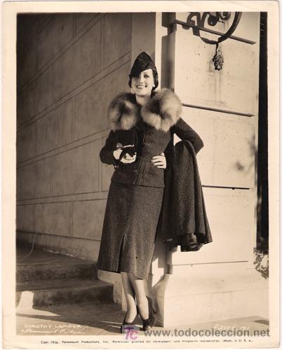 Kino: FCJ 10819d DOROTHY LAMOUR FOTO B/N ORIGINAL AMERICANA