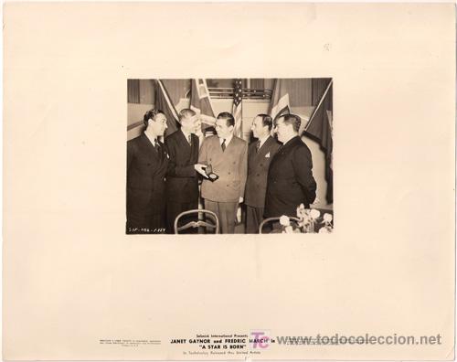 Cine: FCJ 11060D DAVID O'SELZNICK P.R EVANS HA NACIDO UNA ESTRELLA FOTO B/N ORIGINAL AMERICANA