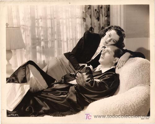 Cin&eacute;ma: FCJ 11942D ROSALIND RUSSELL ROBERT MONTGOMERY FOTO ORIGINAL B/N AMERICANA