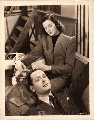 Cin&eacute;ma: FCJ 11943D ROSALIND RUSSELL ROBERT MONTGOMERY FOTO ORIGINAL B/N AMERICANA