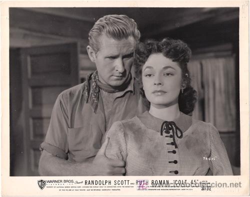 Cin&eacute;ma: FCJ 4097 LLOYD BRIDGES RUTH ROMAN COLT 45 FOTO ORIGINAL B/N AMERICANA