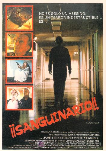 Cine: CIN309 Col. Clasicos Cinema SANGUINARIO HALLOWEEN II 10x15 cm. POSTAL A ELEGIR 13x10&euro; - 50x30&euro;