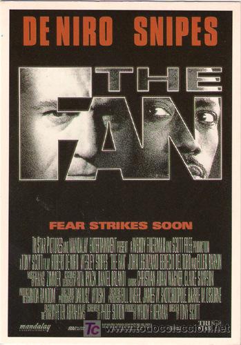 Cine: MEM312 col. memory FANATICO THE FAN ROBERT DE NIRO SNIPES 10x15 cm POSTAL A ELEGIR 13x10&euro;- 50x30&euro;