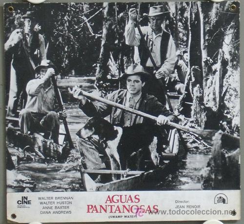 Kino: ME06 AGUAS PANTANOSAS JEAN RENOIR DANA ANDREWS FOTOCROMO CARTON ORIGINAL ESTRENO