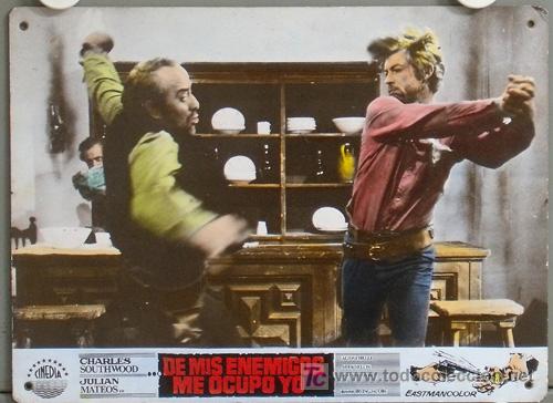 Kino: ME44 DE MIS ENEMIGOS ME OCUPO YO SPAGHETTI FOTOCROMO CARTON ORIGINAL ESTRENO