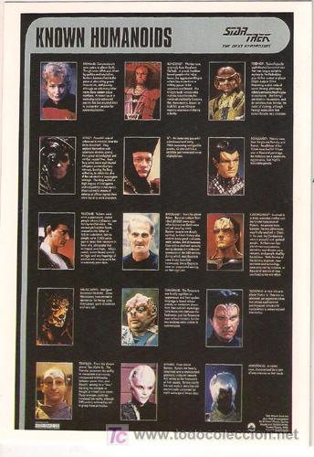 Cine: SCO028 col. cinemascope STAR TREK LA NUEVA GENERACION 10x15 cm POSTAL A ELEGIR 13x10&euro; - 50x30&euro;
