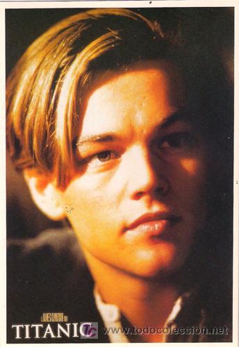 Cine: SCO135 col. cinemascope TITANIC LEONARDO DICAPRIO KATE WINSLET 10x15 cm POSTAL ELEGIR 13x10&euro;- 50x30&euro;