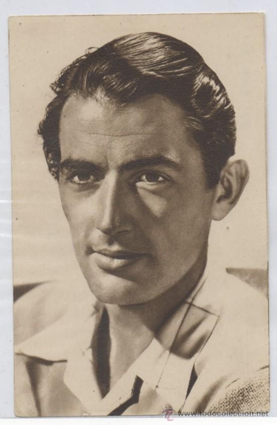 Cine: TARJETA POSTAL DE GREGORY PECK ARTISTA CINE
