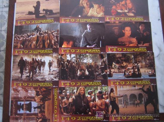 Cine: 1492 la conquista del paraiso - cristobal colon - coleccion 12 fotocromos del estreno