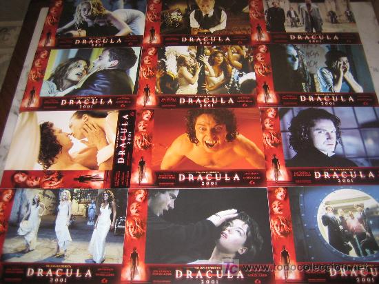 Cine: dracula 2001 - terror - coleccion 12 fotocromos del estreno