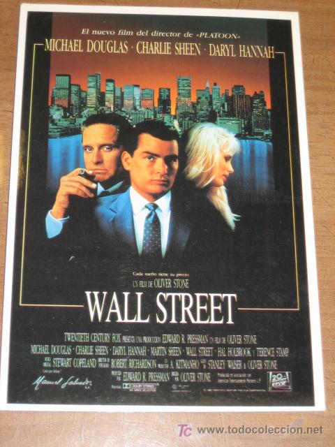 Kino: WALL STREET - POSTAL DE PELICULA.
