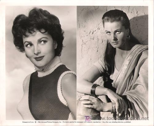 Cinema: FCJ 13313D URSULA THIESS RIFLES DE BENGALA FOTO B/N ORIGINAL AMERICANA