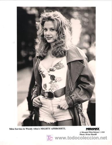 Cin&eacute;ma: FCJ 4775 MIRA SORVINO PODEROSA AFRODITA FOTO B/N ORIGINAL AMERICANA