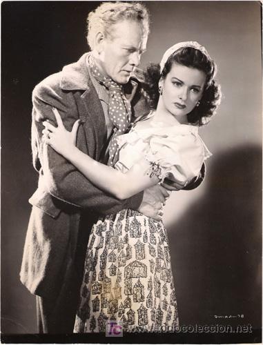 Cin&eacute;ma: FCJ 13084D JOAN BENNETT CHARLES BICKFORD THE WOMAN ON THE BEACH FOTO B/N ORIGINAL AMERICANA
