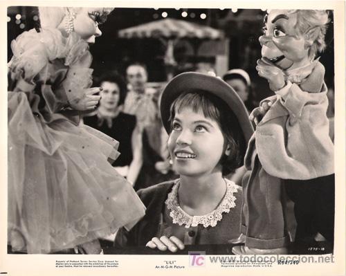 Cinema: FCJ 13503D LESLIE CARON LILI FOTO B/N ORIGINAL AMERICANA