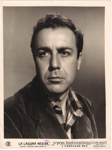 Cinema: FCJ 4917 FERNANDO REY LA LAGUNA NEGRA FOTO ORIGINAL B/N ESPA&Ntilde;OLA