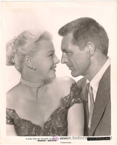 Cine: FCJ 11636D CARY GRANT GINGER ROGERS ME SIENTO REJUVENECER FOTO B/N ORIGINAL AMERICANA
