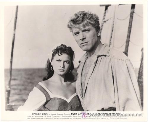Cine: FCJ 13081D BURT LANCASTER EVA BARTOK EL TEMIBLE BURLON FOTO B/N ORIGINAL AMERICANA