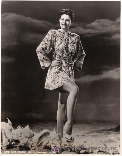 Cine: FCJ 10831d CYD CHARISSE FOTO B/N ORIGINAL AMERICANA