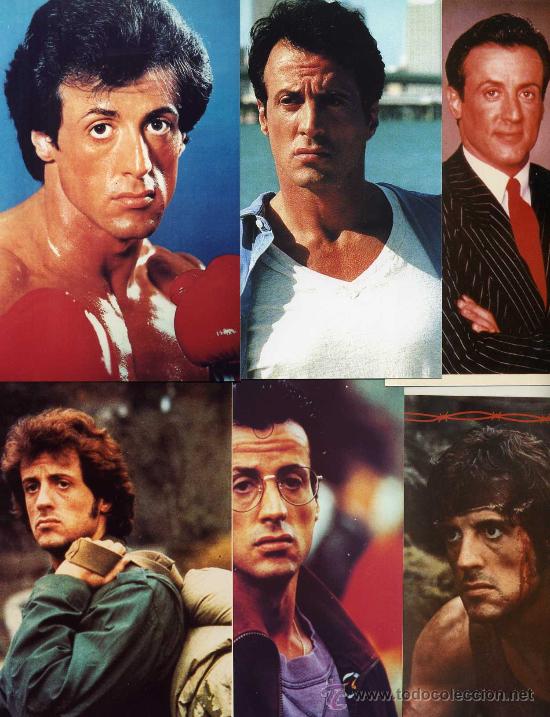 Cine: SYLVESTER STALLONE, 50 FOTOS.